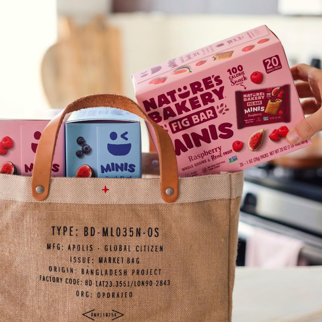 Nature’s Bakery Whole Wheat Fig Mini Bars, Blueberry, Real Fruit, Vegan, Non-GMO, Snack bar, Mini Bars - 150 ct